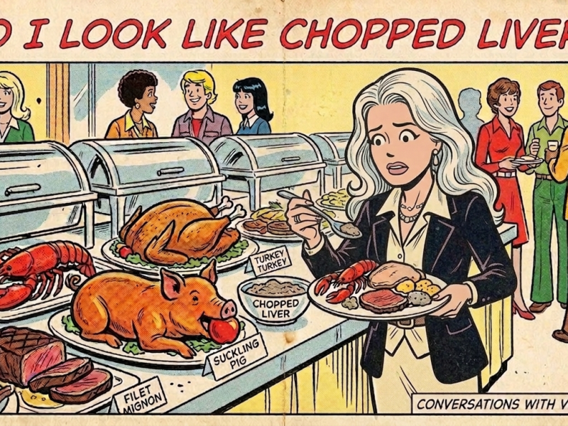 Do I look like chopped&nbsp;liver?