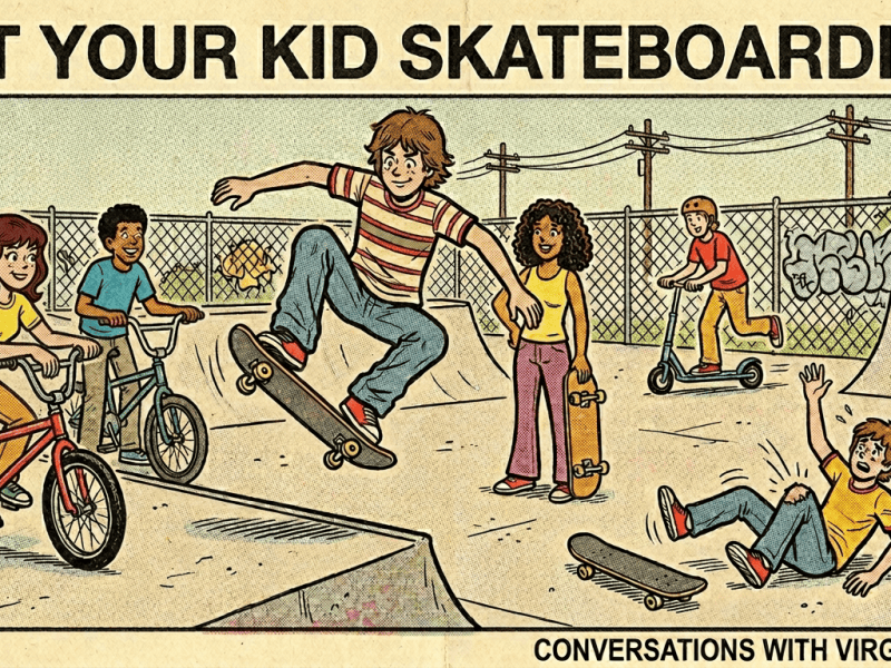 Let your kid&nbsp;skateboarding