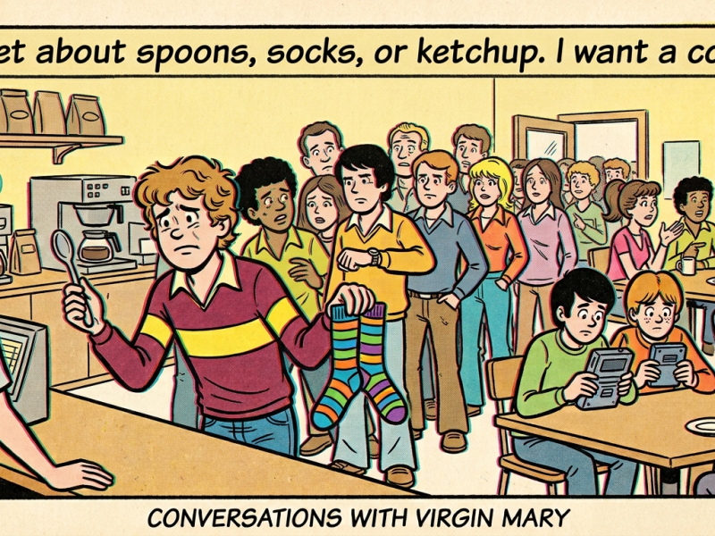 Forget about spoons, socks, or ketchup. I want a&nbsp;coffee